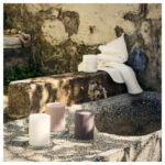 Scented block candle